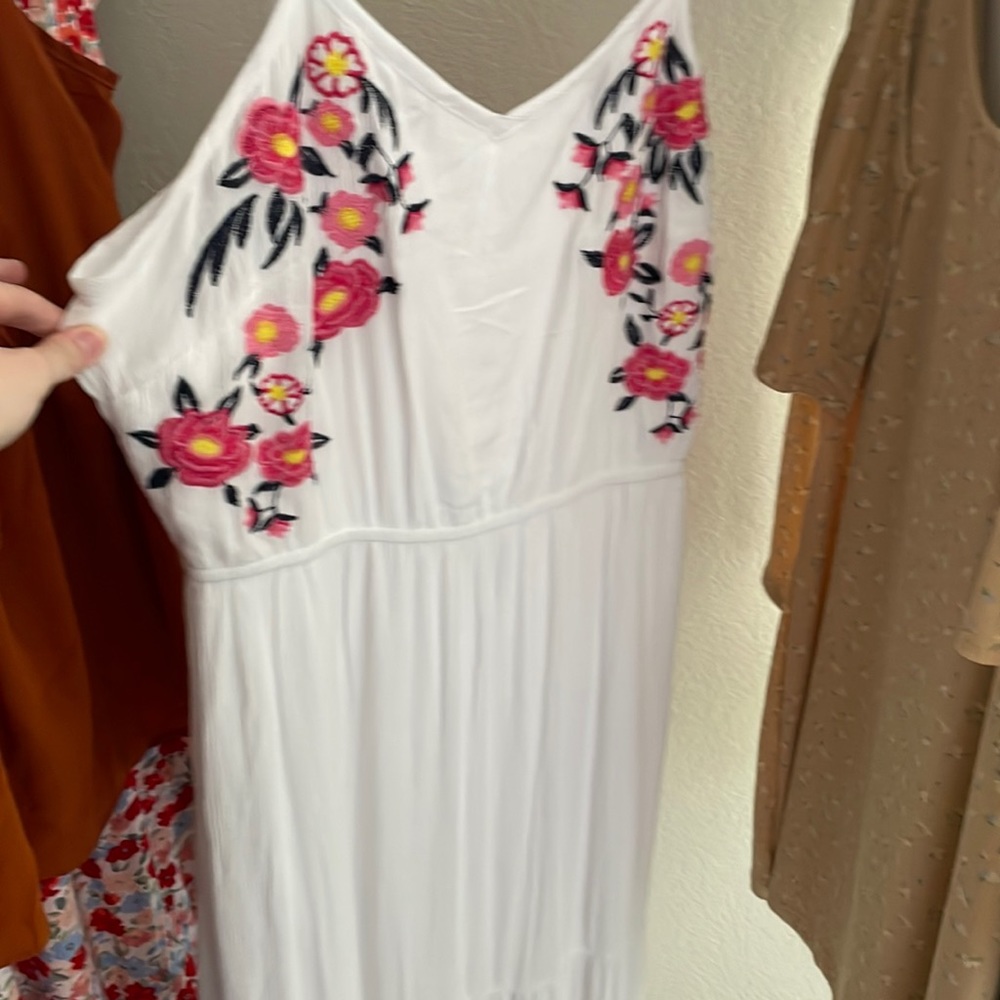 Long white dress wore one time